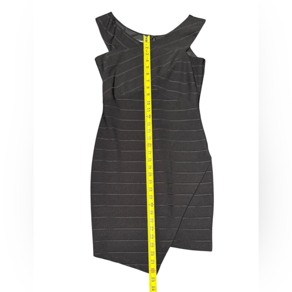 Bebe Bodycon Elegant Black Dress - Picture 6 of 11